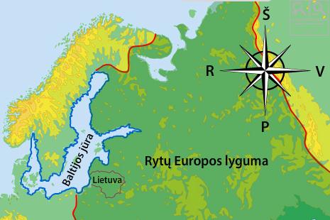 Lietuvos geografinė padėtis