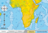 Afrikos gamtinis žemėlapis